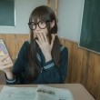 与西园寺南歌电车合影的图包发布
